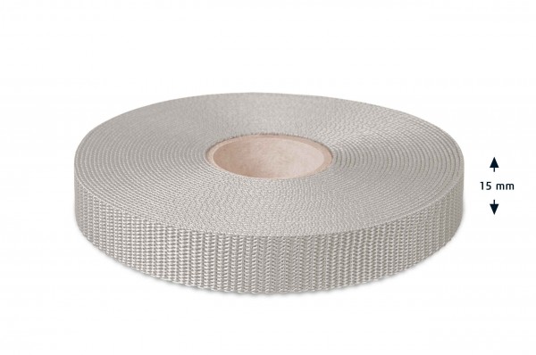 All-purpose webbing, silver 7